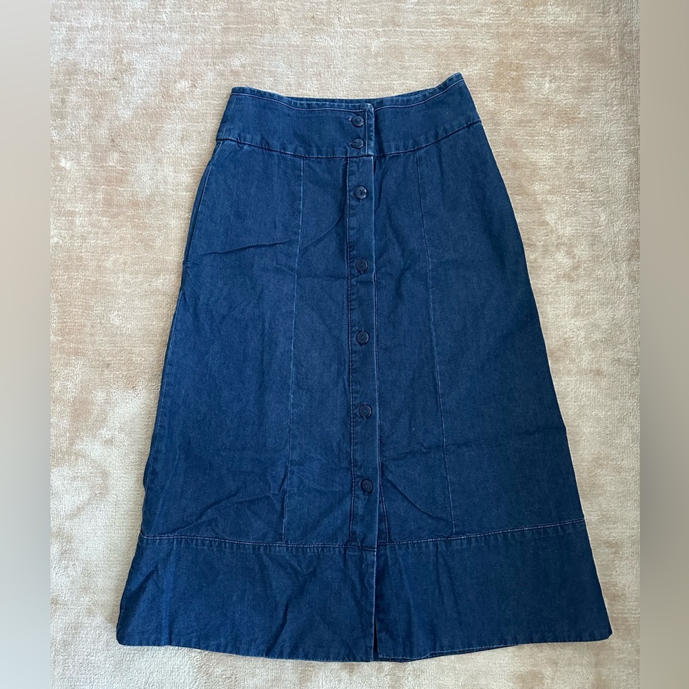 APC Denim Maxi skirt - size 36/38